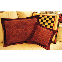 Basilica Back Pillow and Small Basilica 03 with Game Board 03