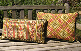 New Berber Back Pillow 06 colors with Plaid 04 colors