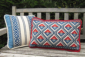 Greek Border 01 with Anatolia Back Pillow 08 colors