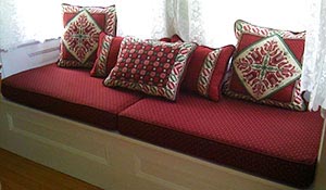 custom pillows Tulip & Honeycomb patterns