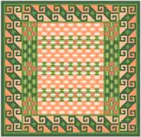soft coral and greens