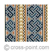 Celtic Knot needlepoint Upholstery available in custom colors and sizes from cross-point.com