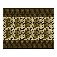 Grape with Leaf Border 07 colors
