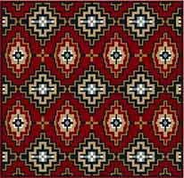 Karakum kilim from cross-point in garnet, camel, navy, gray blue,oatmeal accent