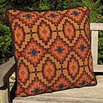 Karakum Kilim geometric needlepoint kit