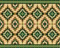 Karakum Kilim Large Lumbar in reds, hunter green, on straw color from cross-point.com