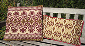 Kilim II 03 colors with companion Small Morocco 02