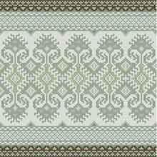 Kilim II-05 colors in sea spray colors