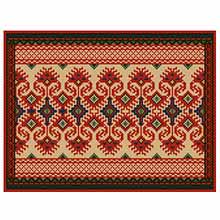 Kilim II Large Rectangle 02 paprika olives