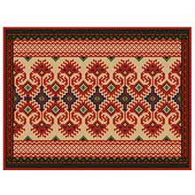 Kilim II Large Rectangle 02 paprika olives