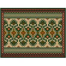 Kilim II Large Rectangle 08 hunter peach