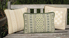 Morocco Back Pillow 07 with Greek Border 03, Game Board 06