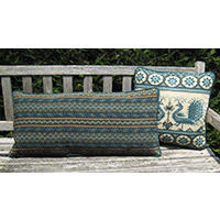 2 companion Pillows: Long Oahu #Oahu-L-01 and Shalimar #Sha-01