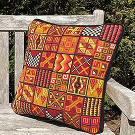 Peru in red, gold, black